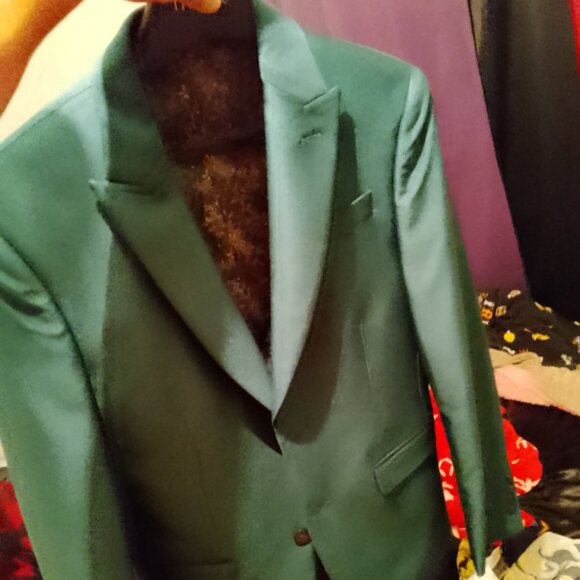 Egara Green Suit Jacket 36s perfect condition Men's Warehouse blazer - Picture 1 of 3